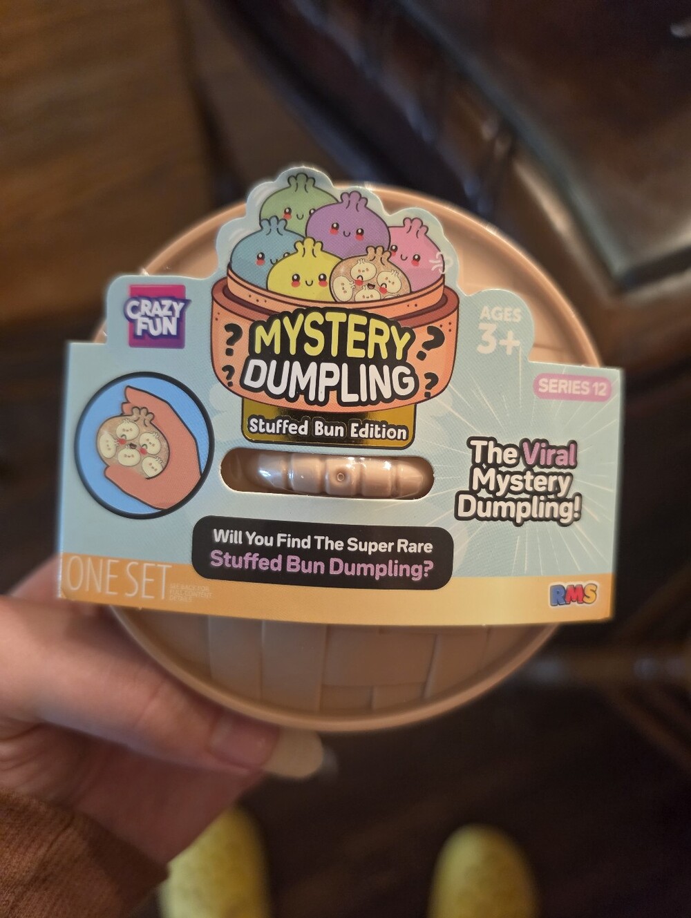 RMS Crazy Fun  Stuffed Bun Edition Mystery Dumpling Squishy Toy Series 12